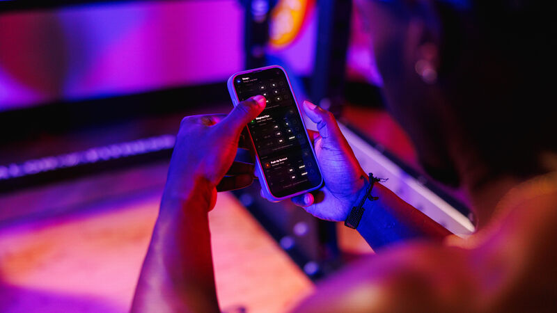 Creator dashboard on mobile device